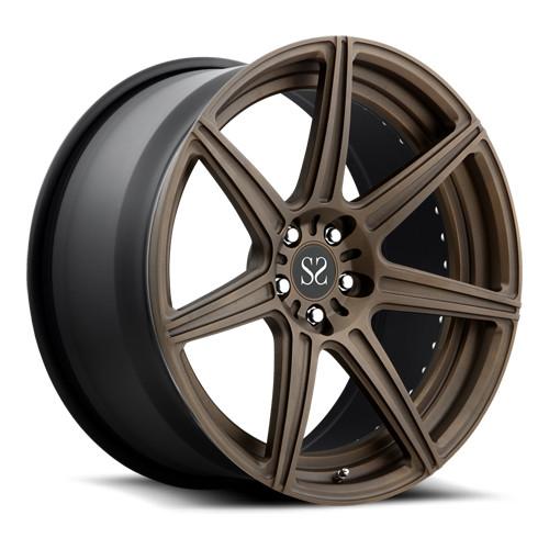 Aluminum Alloy 2 Pieces Forged Bronze Wheels For Audi Rs6 Rs7 Rims21 22 Inch