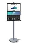 Small Floor Standing Commercial Phone Charging Station With 6 USB Cable