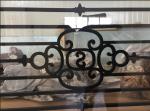 9 X 9MM Steel Bar Black Chrome Wrought Cast Iron Glass Door 2.2M