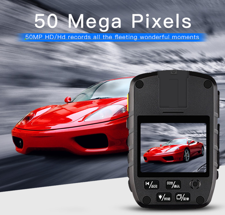 4K 5MP CMOS Hidden Body Camera Ambarella A7LA50 Support Remote Controller