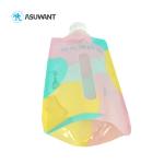 250ml 500ml Refillable VMPET Liquid Spout Bags SA8000 Beverage Spout Bags