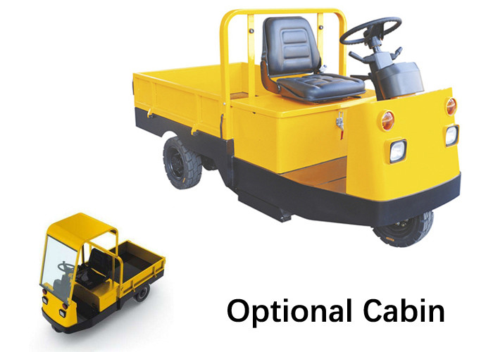 Driver Seat 1 Ton Electric Tow Tractor Customized Size Good Travel Speed