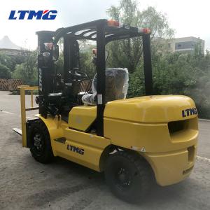 Wholesale 1670mm Long Small Fork Truck , 4.5m 2 Stage Mast Forklift 3.5 Ton 500mm Load Center from china suppliers