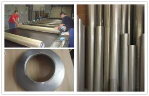 Wholesale 71 Hole Diameter Area Nickel Rotary Screen Printing Good Tenacity 165 Mesh from china suppliers