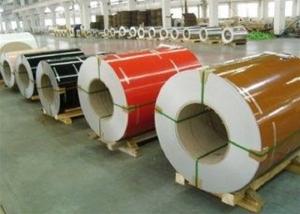 Wholesale Wrinkle PPGI Steel Coils , Aluzinc Steel Coil For Roofing External Wall from china suppliers