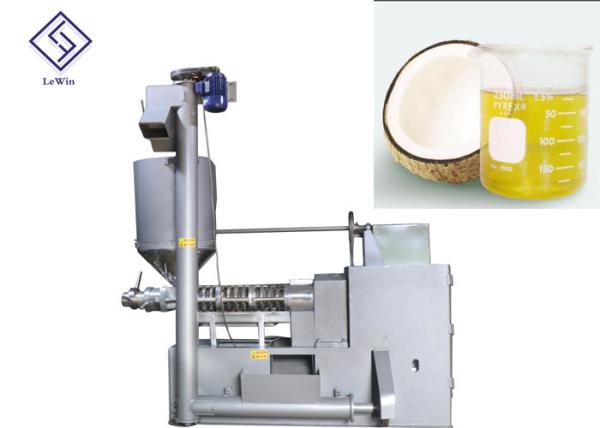 Simple Operation Industrial Oil Press Machine Cold Pressed Coconut Oil Mill