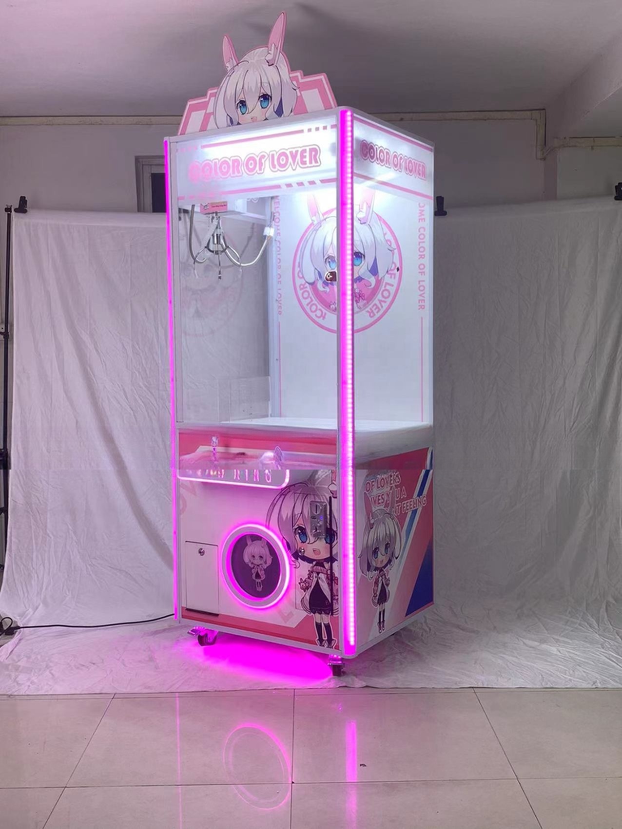 Dreamland Coin Operated Plush Toy Vending Machine Claw Crane Game Machine For shopping mall