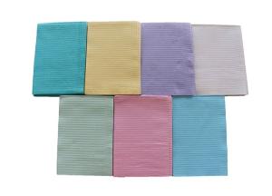 Wholesale Disposable multi-colored dental paper laminated with film bib for medlical treatment from china suppliers