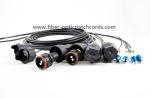 Outdoor UL94-V0 Fiber Optic Patch Cord Fullaxs LC To LC 8Core Single Mode 8fiber