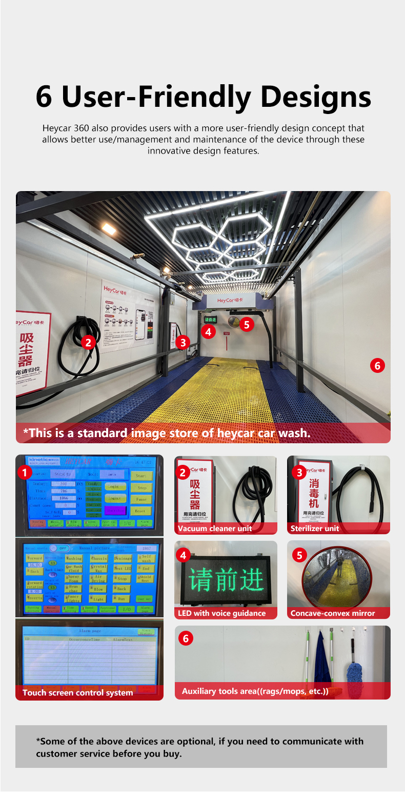 Revolutionize Car Cleaning 360 Contactless Unattended Automatic Car Washing Machine with Touchless High Pressure