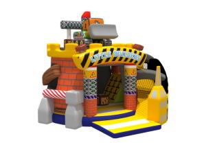Wholesale New Design World Themed Painting 5x5x4m Kids Inflatable Jump House from china suppliers