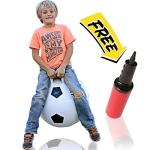 Stability Handle Space Ball Hopper Soccer Bouncing Hop Ball Toy 28cm 45cm