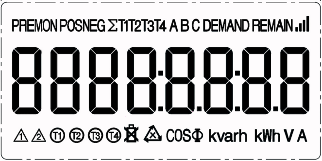 Digital Display Din Rail Kwh Meter Single Phase Smart Electricity meter