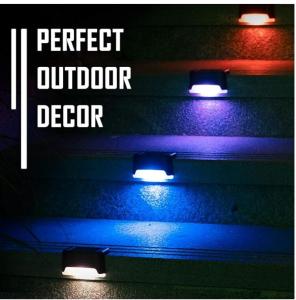 Wholesale Water Resistant Color Changing Solar Fence Lights for Yard, Patio, Stairs, Deck from china suppliers