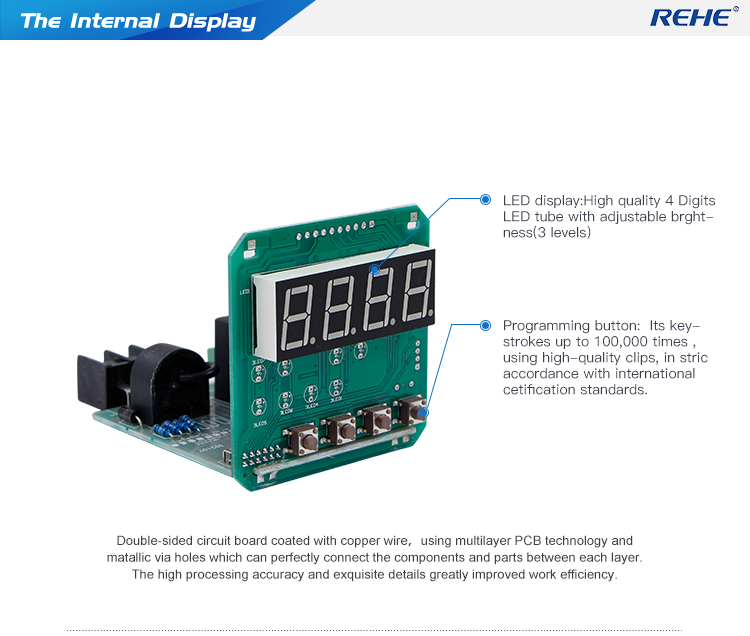 80*80 Single phase ampere meter/current panel meter for distribution box