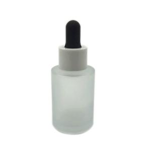Wholesale Frosted White Essential Oil Dropper Bottles Nontoxic K1004 15ml 30ml from china suppliers