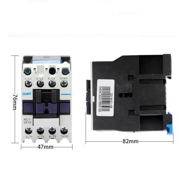 Air Conditioning Contactor AC220V 380V 480V 660V Ac Coil Contactor DIN Rail Mounting