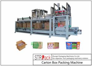 Wholesale Bottle Carton Case Packer Machine For Lubricating Oil / Aerosol Products Filling Line from china suppliers
