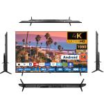 OEM Smart Display 55 Inch TV Television 4k 2k LED Frameless Flat Screen Android