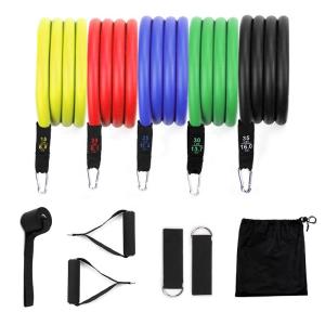 Wholesale 11 Pcs 120mm Fitness Gear Resistance Tubes 2 Ankle Tube Bands from china suppliers
