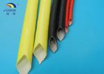 Insulation Acrylic Fiberglass Sleeving / Sleeves Wear Resistance oil proof