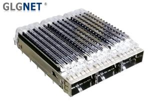Wholesale Drawing 3 Port Sfp Module Cage Pinout With Heat Sink REACH And UL Certification from china suppliers
