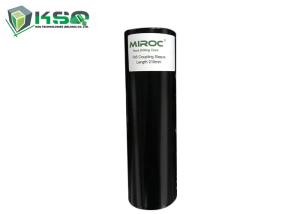 Wholesale 33mm-76mm Diameter Drill Coupling Sleeves For Rock / Mining Drill Rod , Black Color from china suppliers