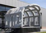 6x5mts exhibition airtight frame house inflatable stage cover tent with