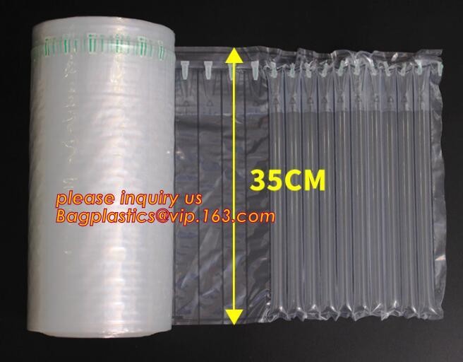 Plastic wrap air bag colume double layer bubble courier bag poly bubble bag for promotion, Shockproof Safety Air Cushion