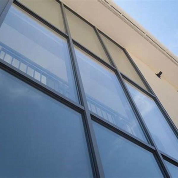 79% Solar Glass Curtain Wall System Architectural Curtain Wall Windows
