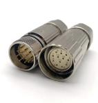 Siemens IP67 Waterproof Male Female 12 Pin M23 Circular Connector Etype Ptype