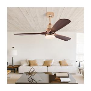 Wholesale Solid Wood Leaf Ceiling Fan Remote Control Ceiling Fan With Light from china suppliers