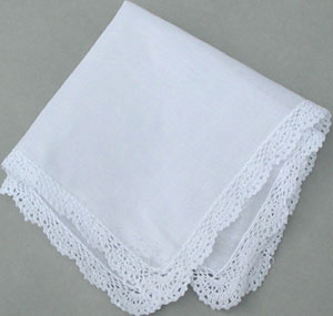 Rectangular coffee table linen table cloth table, Corcheted Lace Table linen, Tablecloth