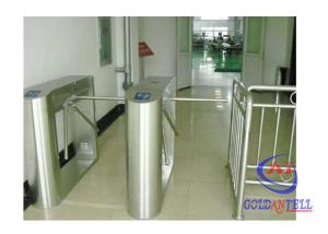 China Integrated Tripod Turnstile Gate DC Brushless Card Swipe Entrance Machine on sale