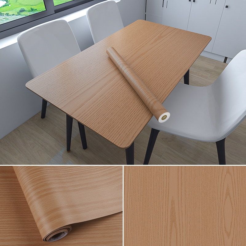 PVC Wood Wallpaper for Home Decoration in 60cm/120cm Width 3D Pattern