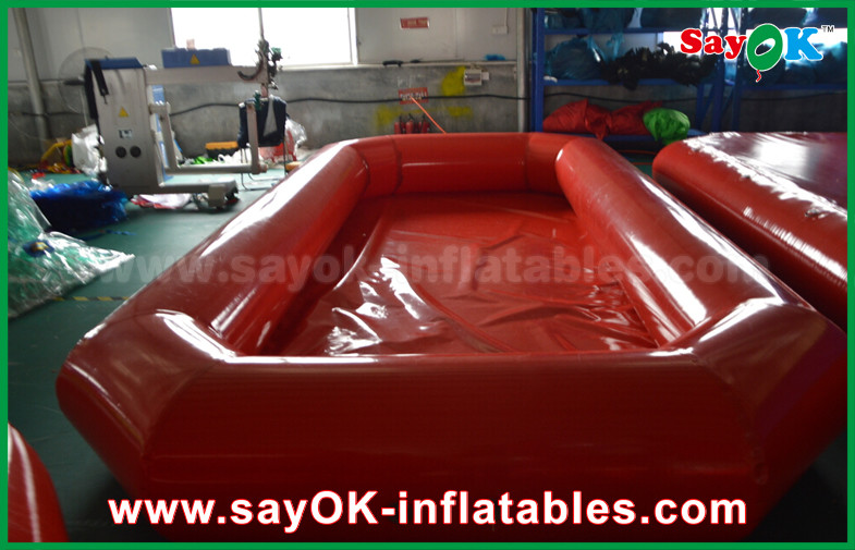 Inflatable Kids Toys Red PVC Inflatable Water Pool Air Tight Swimming Pond For Children Playing