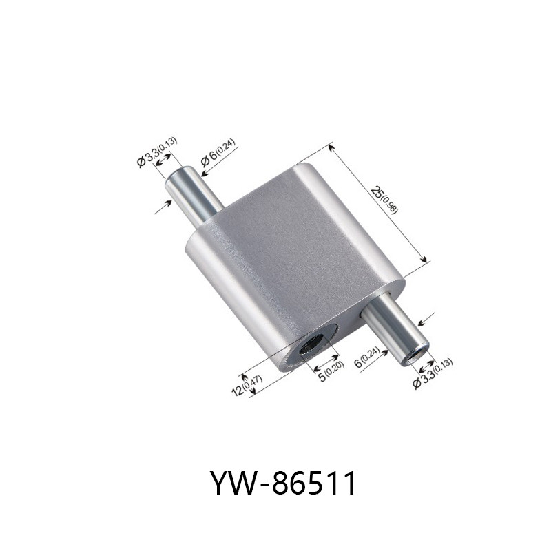 Aluminum Material 25mm Dual Adjustable Cable Grippers For 2.0 3.0mm Wire Rope