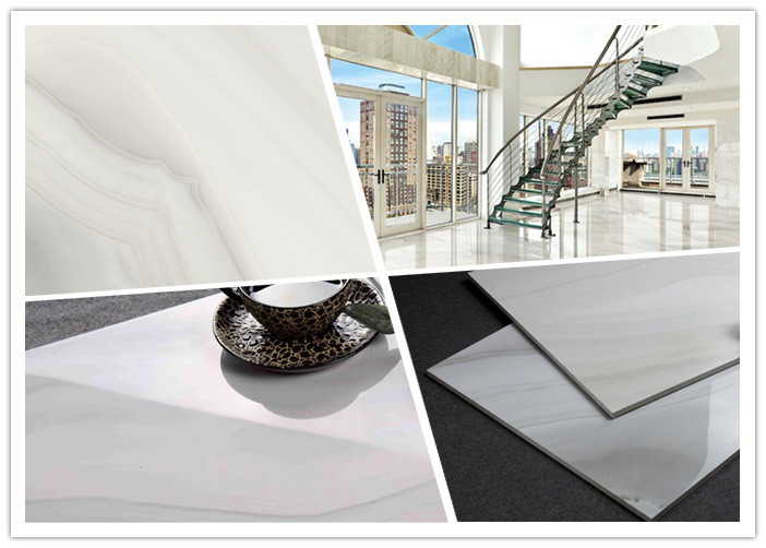 Matte Finish Marble Look Porcelain Tile For Indoor And Outdoor Heat Insulation Ceramic Kitchen Floor Tile