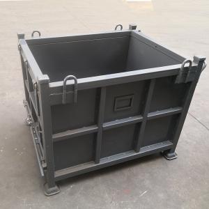 Wholesale Powder Coated 2 Ways Entry 48KG Steel Pallet Cages from china suppliers