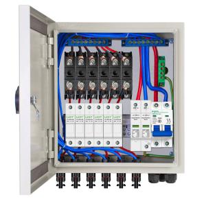 Wholesale 34 in 2out 1000vac Array Dc Pv Combiner Box To Solar Related Products protect the circuit from photovoltaic panels from china suppliers