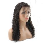 Natural Black 150% Lace Front Human Hair Wigs