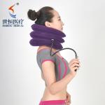 High quality soft inflatable neck traction stretching brace for Neck Pain