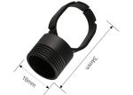Black Color Single Pigment Ring Cup / Permanent Makeup Accessories