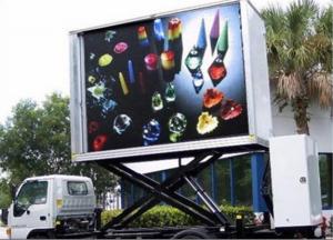 Wholesale 3 Sides Electronic Full Color Outdoor Message Boards , DIP346 LED Sdvertising Truck from china suppliers
