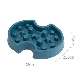 Wholesale Silicone Single Slow Food Bowl Anti Choking For Teddy Golden Cat from china suppliers