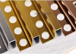 Wholesale Brushed Stainless Steel Decorative Profiles Corner Trim Multipurpose Square from china suppliers