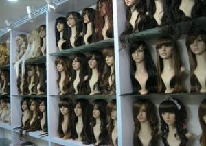 Wholesale OEM Personalized Black Brown Wavy Human Hair Full Lace Wigs / Synthetic Wigs from china suppliers