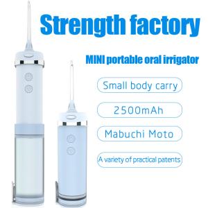 Wholesale cordless Ultrasonic Water Flosser 2500mah rechargeable With 200ml Tank from china suppliers