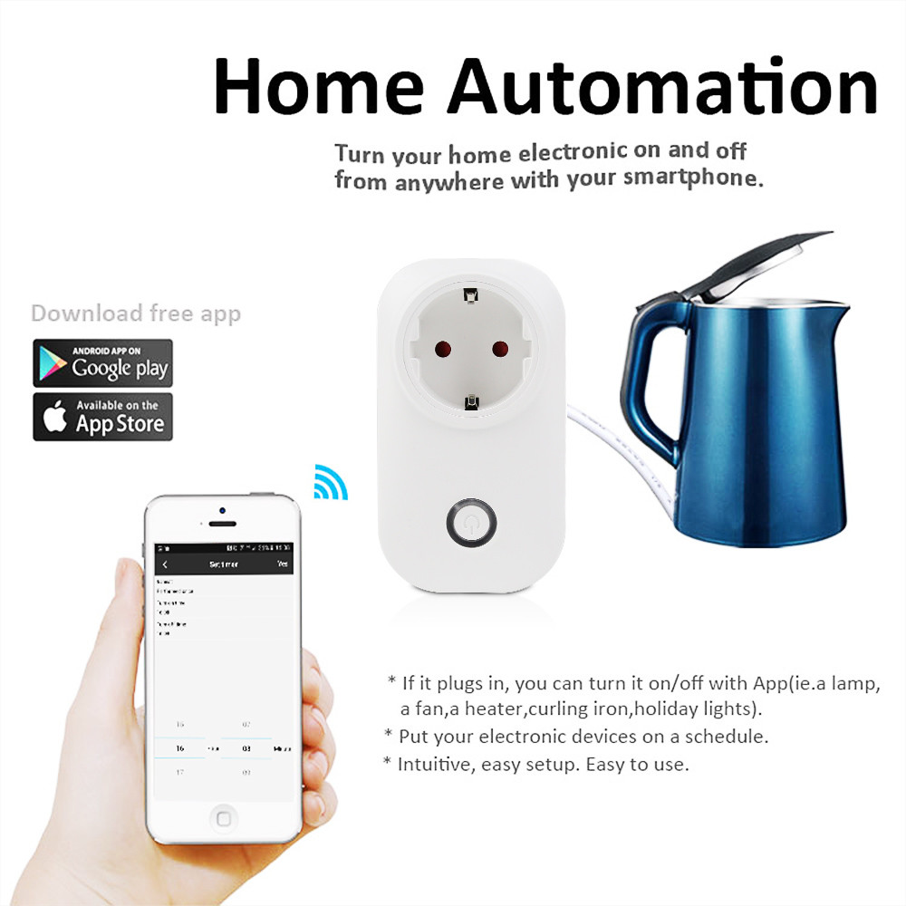 Low Electricity Consumption Smart Plug Socket With Higher RF Output Power