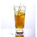 Square PS Plastic Drinking Glass For Water And Juice 230ml
